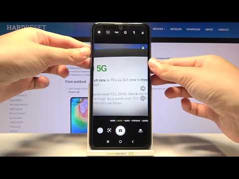 TCL 20 5G - How to Switch On & Turn Off Camera Leveler