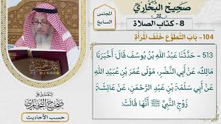 [513] حديث: قالت كنت أنام بين يدي رسول الله ورجلاي في قبلته [كتاب الصلاة - باب التطوع خلف المرأة]