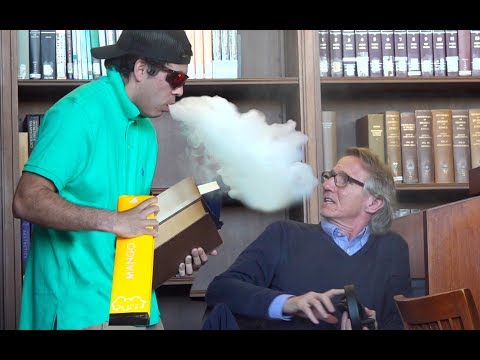 Aggressively Vaping in Peoples Faces
