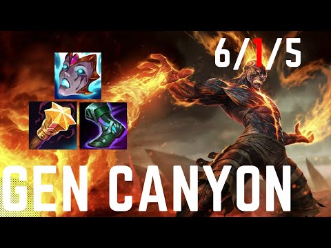 GEN Canyon Brand vs Graves [JUNG] 14.2 Korea Challenger
