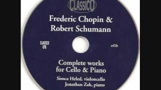 Schumann. 3 Fantasy Pieces op. 73   S. Heled - J. Zak.wmv