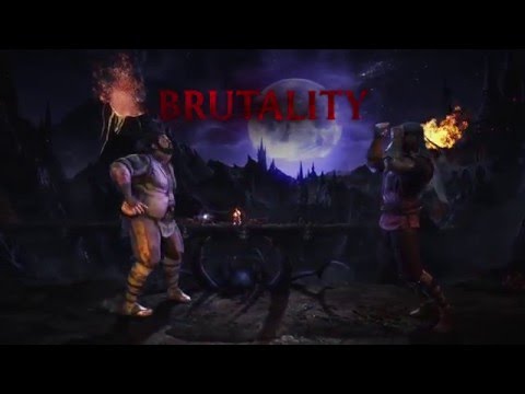 Mortal Kombat X Bo Rai Cho Secret Brutality!! Dragon Fire Brutality