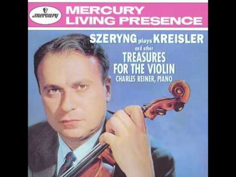 Henryk Szeryng plays Kreisler and other treasures for the violin