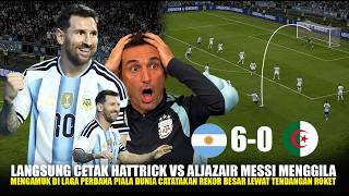 Download lagu Banjir GoL!! Messi Ngamuk Cetak Hattrick vs Al Jazair, Jd Pahlawan Kemenangan Argentina 'Prediksi' mp3
