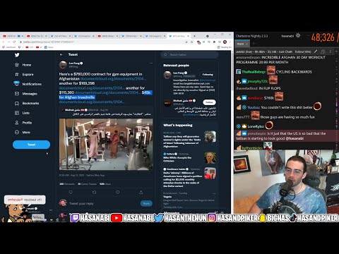 1/2 HasanAbi 17 Aug 2021 - Taliban first news conference, Joe Rogan react, and Afghan guest speakers