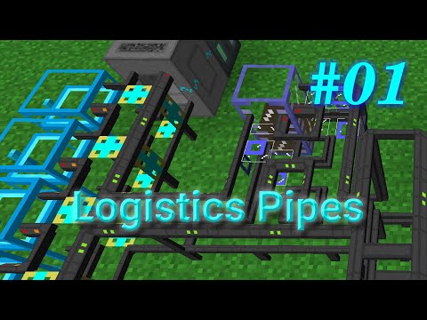 GTNH Player's Guide to Logistics Pipes 01: Basics of Logistics Pipes
