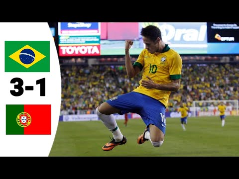 Brazil vs Portugal 3-1 | Extended Highlight and goals [friendly  2013]