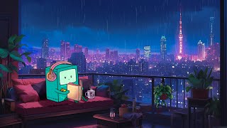 rainy night alone - lofi hiphop [ chill beats to relax/ work/study to ]