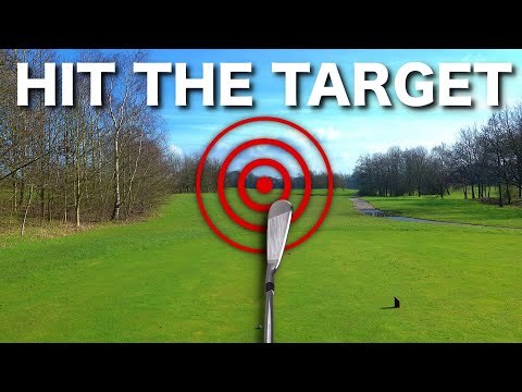 How to aim the golf club & hit STRAIGHT shots