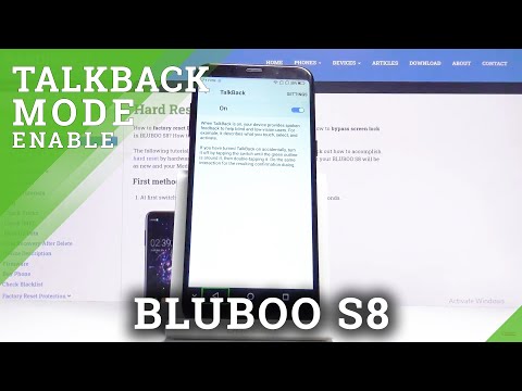 How to Activate Talkback in BLUBOO S8 – TalkBack Mode