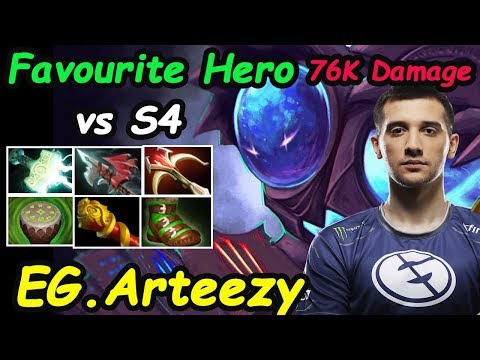 Arteezy - [Arc Warden] RTZ Favourite Hero IMBA DAMAGE vs S4 , Nip.33 Dota 2 7.21c Gameplay