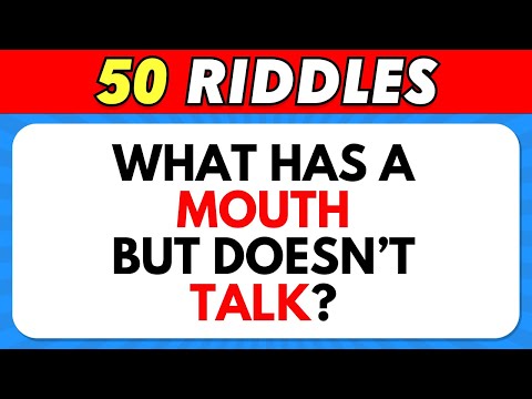 ONLY A GENIUS CAN SOLVE THESE 50 RIDDLES 😏✅ Brain Teasers & Riddle Quiz 🧩