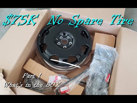 $75K ACURA MDX with NO SPARE TIRE. Spare Tire Kit for TYPE S Advance MDX PART 1. What's in the BOX?