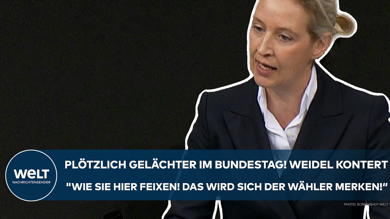 BERLIN: Plötzlich Gelächter! Weidel-Konter! "Wie Sie hier Feixen! Das wird sich der Wähler merken!“
