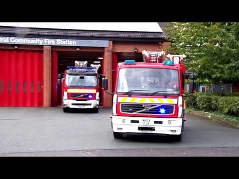 Greater Manchester Fire and Rescue Service Thompson Street double turnout