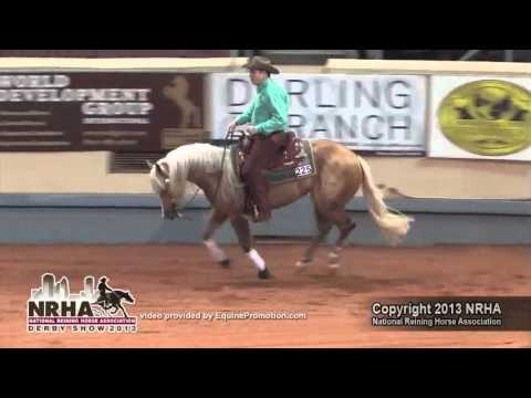 Wimpys Littlecolonel ridden by Jordan Larson - 2012 NRHA Derby (Open Finals)