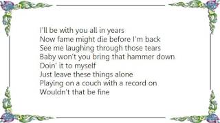 Band of Horses - Throw My Mess Lyrics