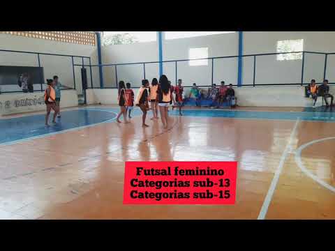 FUTSAL FEMININO EM GUAIÚBA-CE, CATEGORIAS DE BASE SUB-13 SUB-15