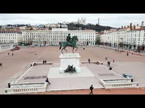 Place Bellecour Lyon France | Drone