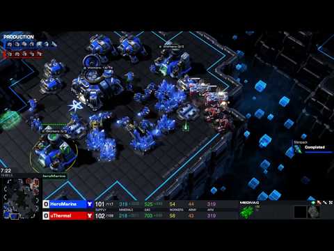 HeroMarine vs uThermal | Game 1 | QUARTERFINAL | TvT | WCS Valencia | Starcraft 2