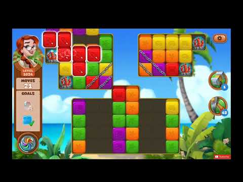 Lost Island Blast Adventure Level 1624 NO BOOSTERS - A S GAMING ✔