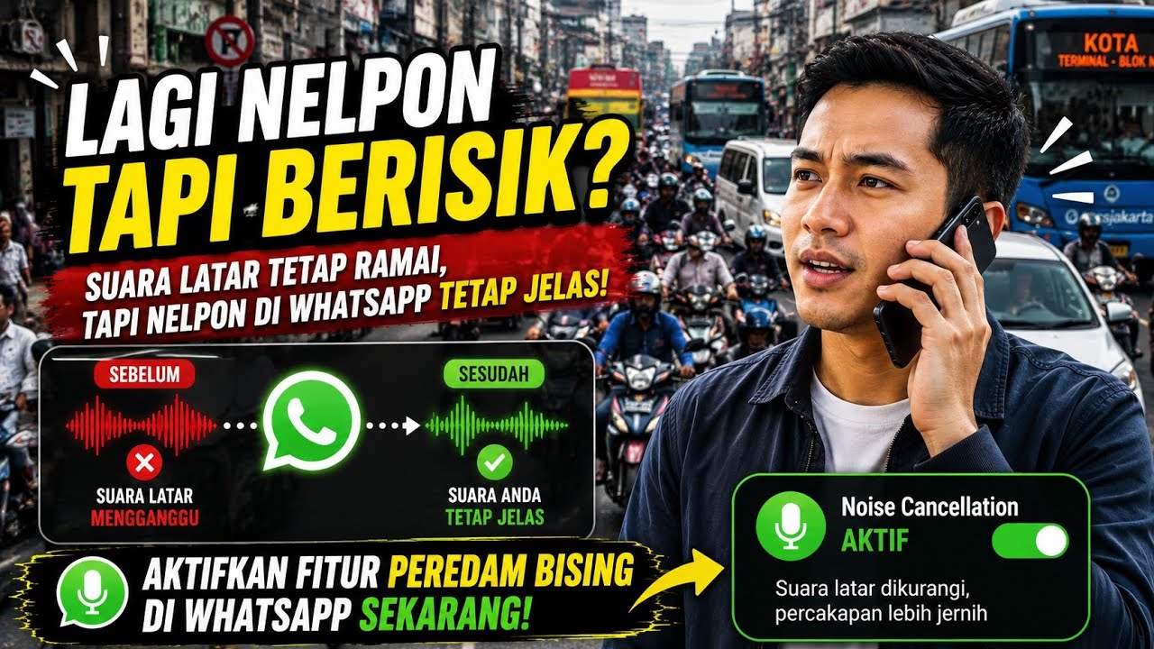 Cara Mengaktifkan Fitur Peredam Bising di WhatsApp Saat Telepon