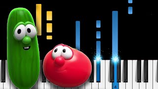 VeggieTales - Theme Song - Piano Tutorial / Piano Cover