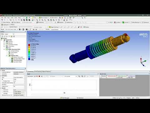 Design and Analysis of Shock Absorber of Bike| Ansys Static Structural (Part A)