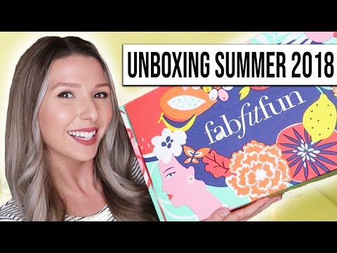 FABFITFUN SUMMER 2018 | Unboxing Summer Essentials Video