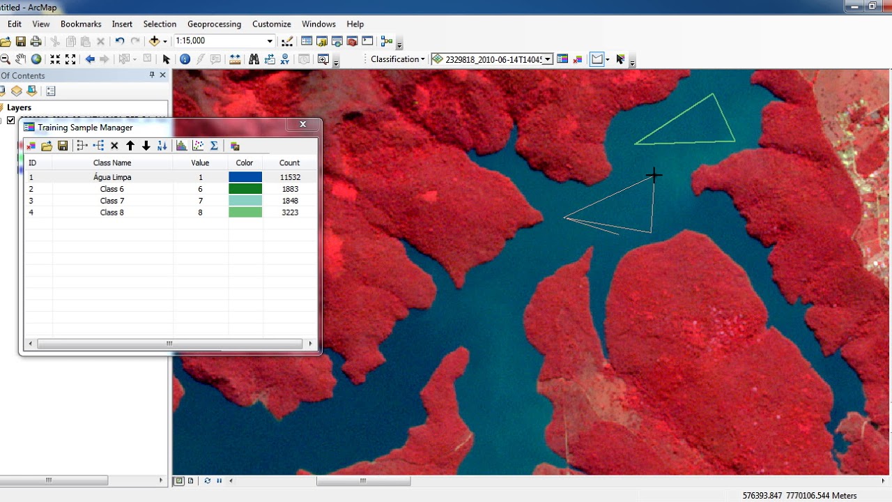Classificacao Supervisionada de Imagens de Satélite - ArcMap 10.3
