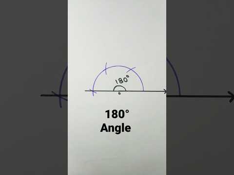 180 degree angle with compass