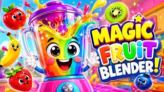 Download lagu The Magic Fruit Blender 🍹 Learn Fruits, Colors & Nursery Rhymes for Kids Videos | KidzyKidsTV mp3