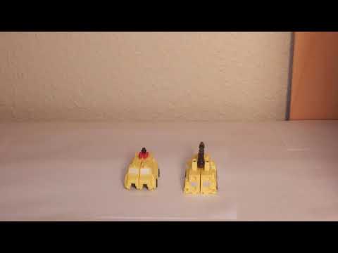 Transformers Earthrise Galactic Odyssey Fireguard and Roadburner Stop Motion