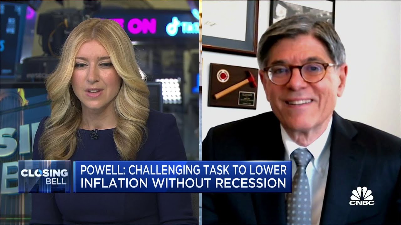 You see signs of the economy slowing down, says fmr. Treasury Sec. Jack Lew