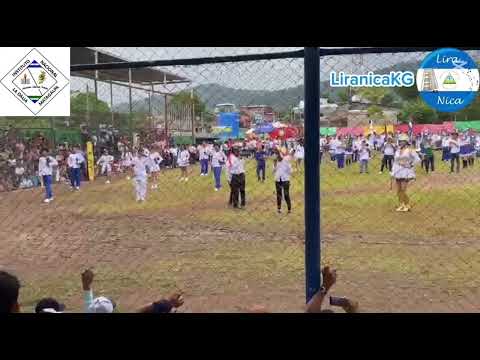 Instituto Nacional La Dalia Matagalpa, competencia departamental de bandas rítmicas 2025.