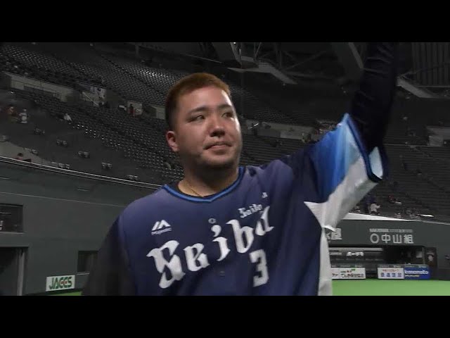 ライオンズ・山川穂高選手ヒーローインタビュー 10月1日 北海道日本ハムファイターズ 対 埼玉西武ライオンズ