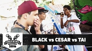 Black (BA) vs Cesar (ES) vs Tai (PE) (1ª Fase) - Duelo de MCS Nacional 2016 - 20/11/16