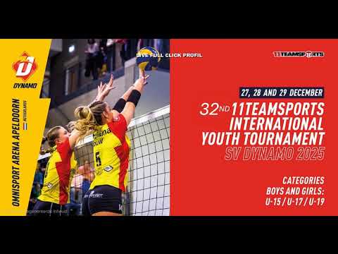 [LIVE-STREAM] International Youth Volleyball Tournament SV Dynamo 2025