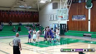 Dragons Basketball vs Petaluma 04/22/21 Men&#39;s Junior Varsity