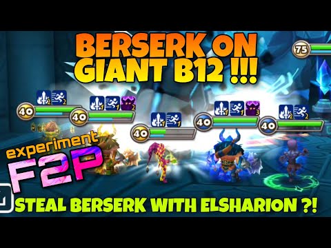 BERSERK EXPERIMENT ON GB12 SPEED TEAM !!! SUMMONERS WAR