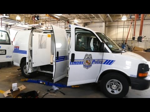 Baltimore Police New Transport Vans