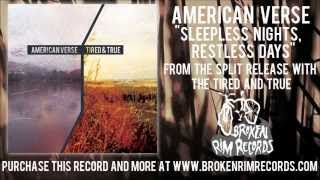 American Verse - Sleepless Nights, Restless Days