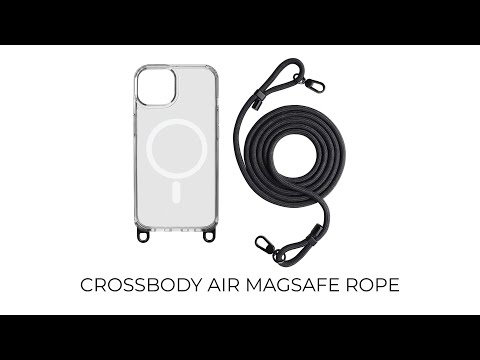 Чехол для iPhone ArmorStandart Crossbody Air MagSafe Rope Clear for iPhone 16 (ARM86376)