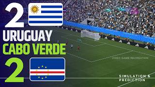 ✅ Uruguay vs. Cabo Verde LIVE ⚽| 2026 World Cup | Full Match Simulation (Gameplay)