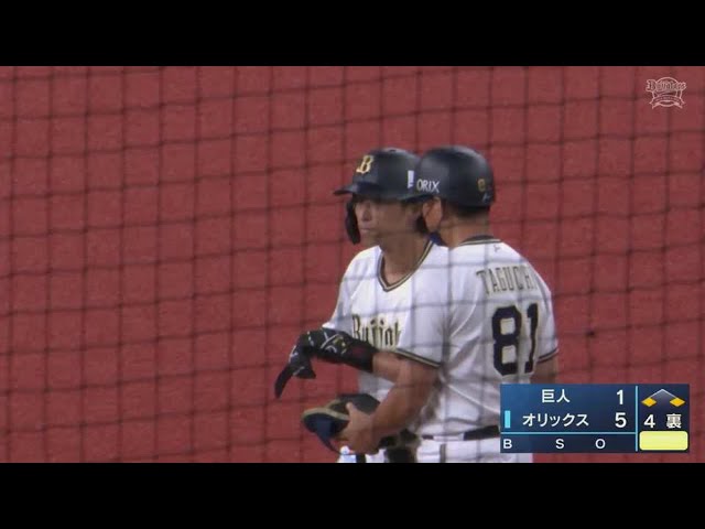 【4回裏】怒涛の6連打!! バファローズ・福田 チャンスを生かすタイムリーヒット!! 2021/8/1 B-G(エキシビションマッチ)