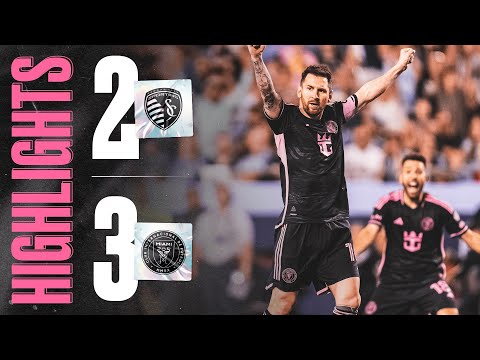 HIGHLIGHTS: Sporting KC 2-3 Inter Miami | Goals by Messi, Suarez, and Gomez steal the show | MLS
