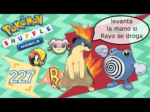 Pokémon Shuffle Mobile - Quilava, Poliwhirl, etc [446 - 449]