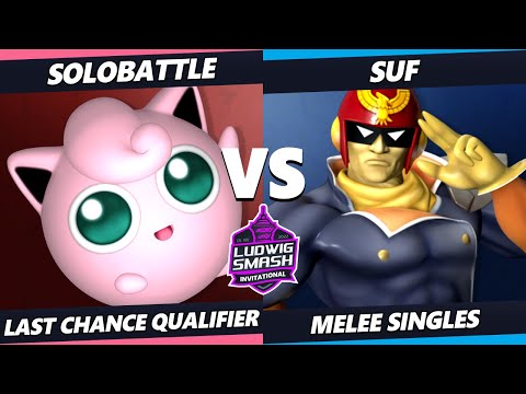Ludwig Invitational - Solobattle (Jigglypuff) Vs. Suf (Captain Falcon) SSBM Melee Tournament