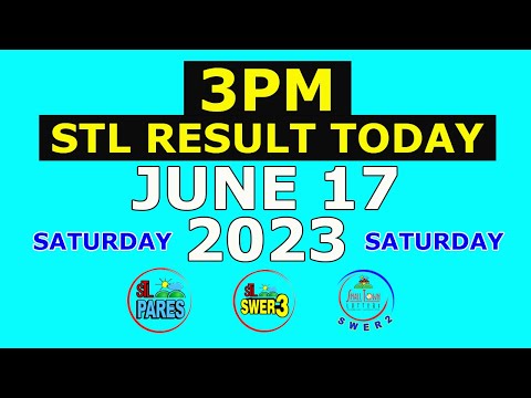 3pm STL Result Today June 17 2023 (Saturday) Visayas and Mindanao