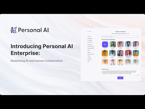 Personal AI MODEL-3 | Enterprise Demo